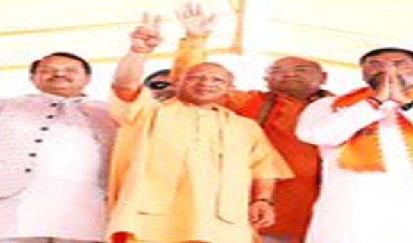 बुलेट ट्रेन की रफ्तार से 400 के आंकड़े को पार करेगी भाजपा, योगी बोले-कांग्रेस और सपा का घोषणा पत्र पूरी तरह से झूठ का पुलिंदा