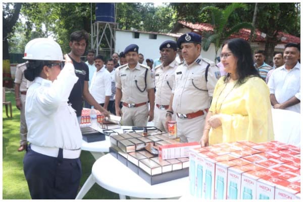 रांची के एसएसपी ने गर्मी से बचाव के लिए यातायात पुलिस के लिए किया विशेष प्रबंध
