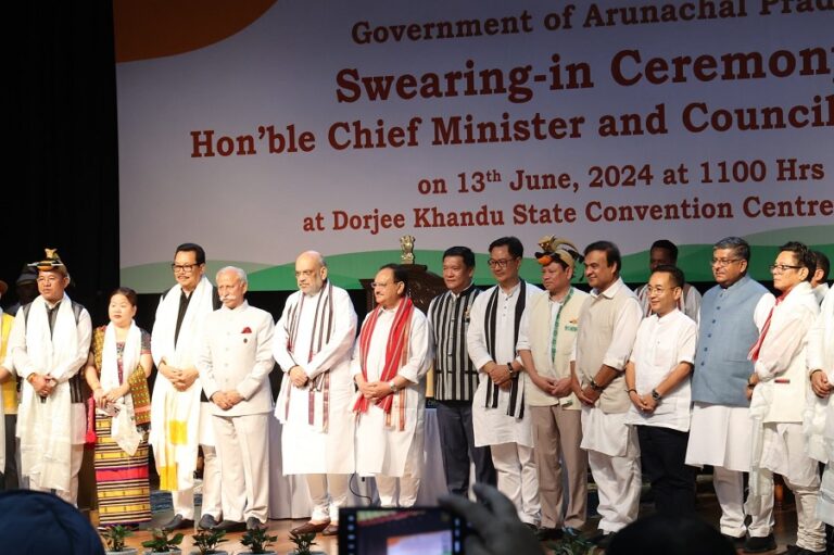 खांडू तीसरी बार बने अरुणाचल प्रदेश के सीएम