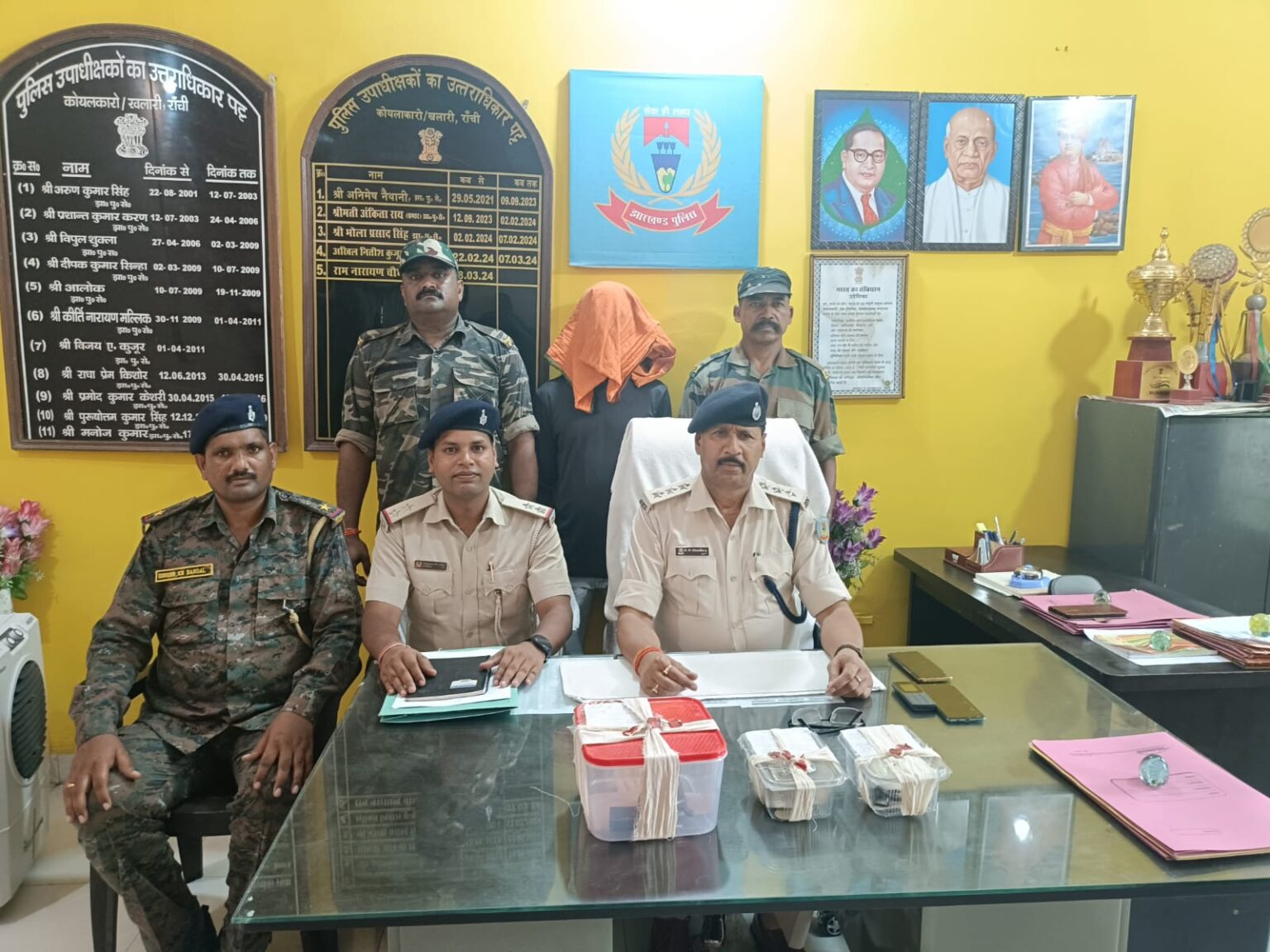 रांची के खेलारी में हथियार के साथ अपराधी गिरफ्तार