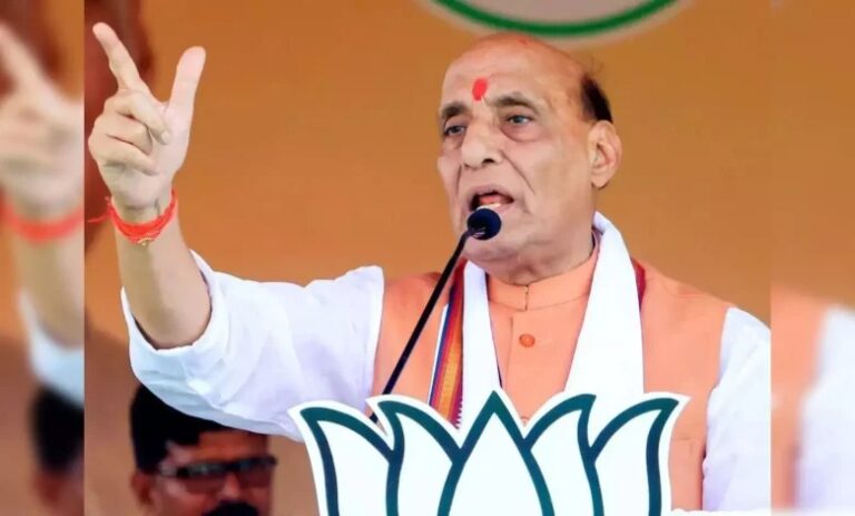 राजनाथ सिंह बोले-झारखंड में घुसपैठियों से जमीन वापस लेने के लिए जल्द कानून बनाएगी सरकार