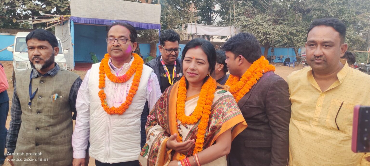 रामगढ़ से कांग्रेस उम्मीदवार ममता देवी जीतीं, आजसू पार्टी की सुनीता चौधरी को 6501 मतों से हराया