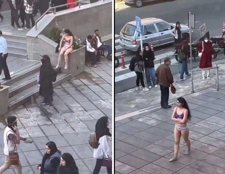 ईरान की इस्लामिक आजाद यूनिवर्सिटी में हिजाब कानून का विरोध, युवती ने उतार दिए बाहरी वस्त्र