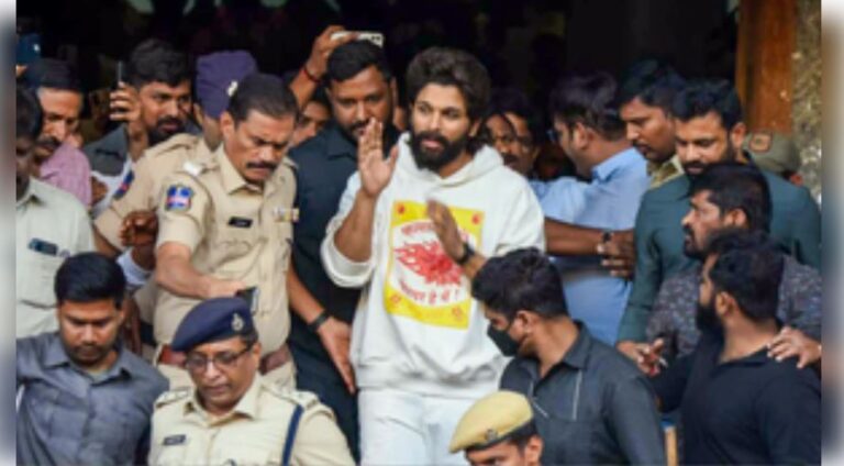 जेल में एक रात बिताने के बाद रिहा हुए अल्लू अर्जुन