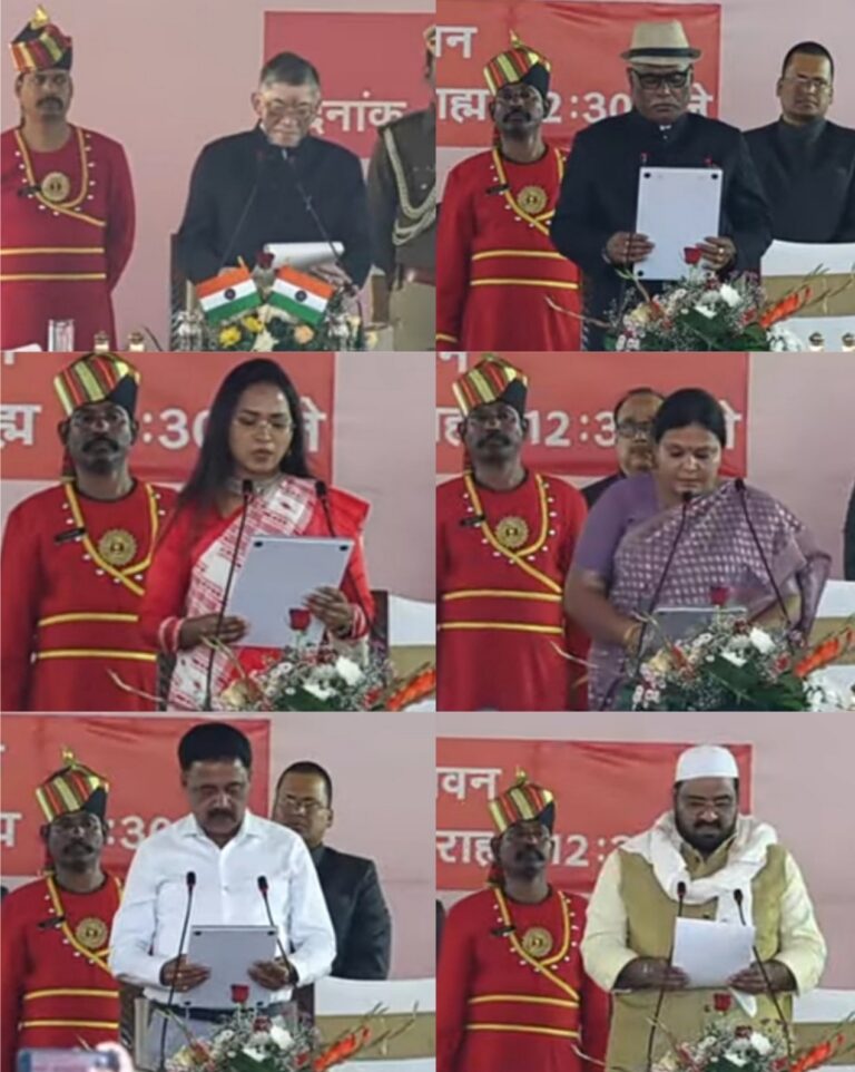 हेमंत सोरेन कैबिनेट में छह विधायक पहली बार बने मंत्री, झारखंड गठन के बाद पहली बार सवर्ण जाति को नहीं मिली जगह, देखें पूरी सूची