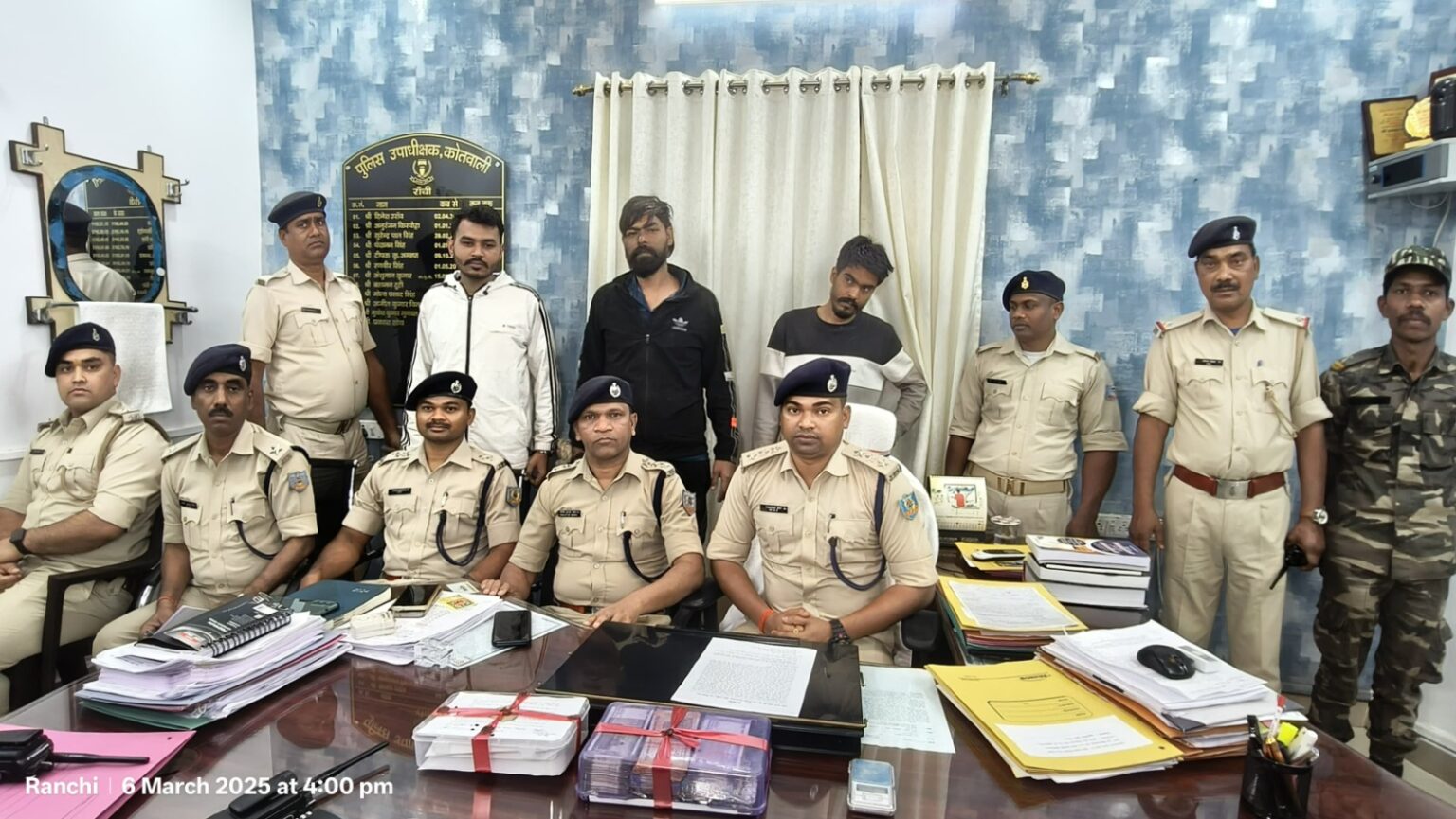 रांची में ब्राउन शुगर कारोबार में शामिल जैप का सिपाही समेत तीन गिरफ्तार