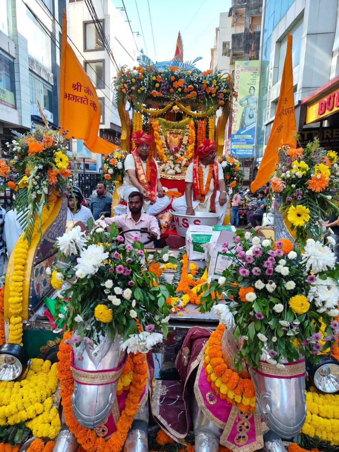 आदि शक्ति श्री जीण माता जी का 15वां वाषिकोत्सव का आगाज, धूमधाम से निकली शोभा यात्रा