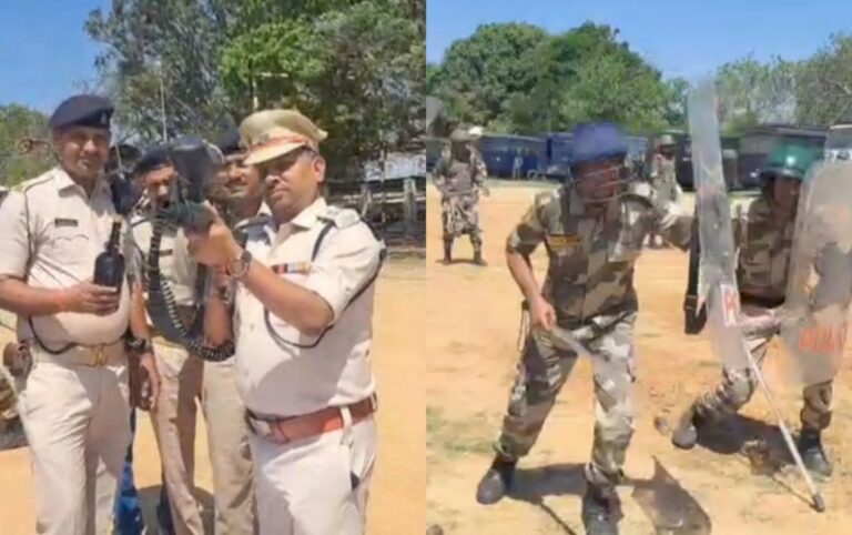 रामनवमी, सरहुल और ईद में उपद्रवियों से निपटने के लिए रांची पुलिस ने किया मॉक ड्रिल