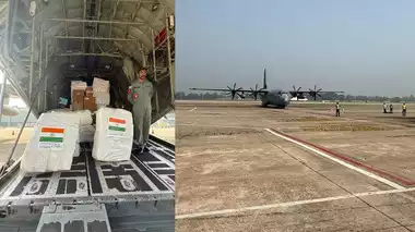 भूकंप से तबाही के बीच म्यांमार की मदद के लिए पहुंचा भारत, ऑपरेशन ब्रह्मा के तहत पहुंचाई राहत सामग्री