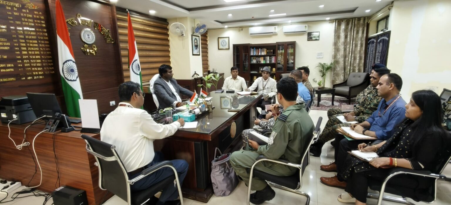 रांची में एयर शो को लेकर उपायुक्त ने बैठक, दिए कई निर्देश