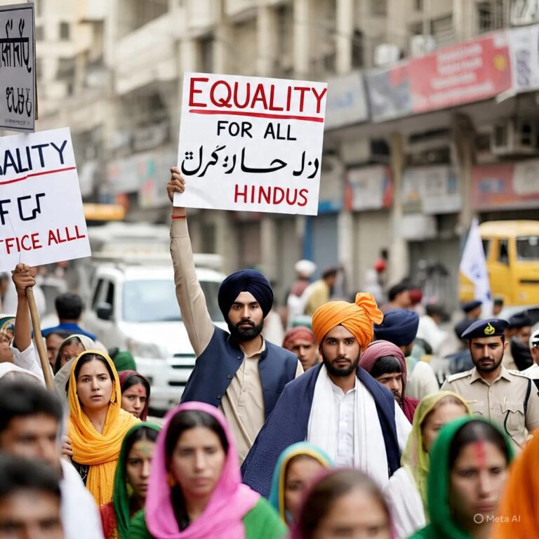 Pakistan: सिंध प्रांत में हिंदुओं का प्रदर्शन, मंदिर की जमीन पर अवैध कब्जे का किया विरोध