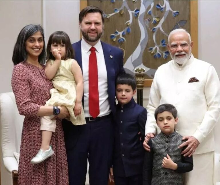 मेरे बच्चों ने मोदी को दादा जी समझ लिया था, अमेरिका के उपराष्ट्रपति जेडी वेंस की पत्नी ऊषा वेंस ने भारत दौरे की साझा जानकारी