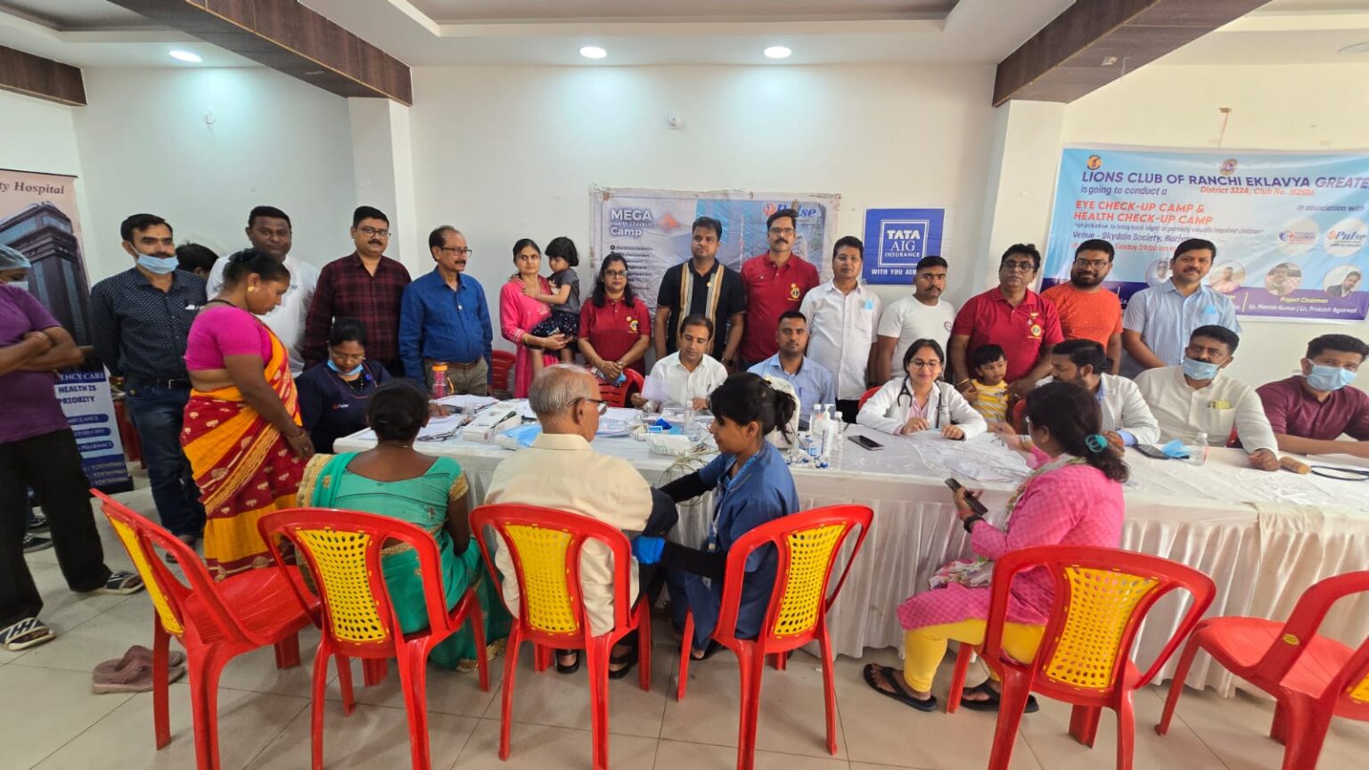 स्काईडेल में ‘11 साल बेमिसाल’ सेवा की झलक ,250 से अधिक लोगों की हुई स्वास्थ्य जांच