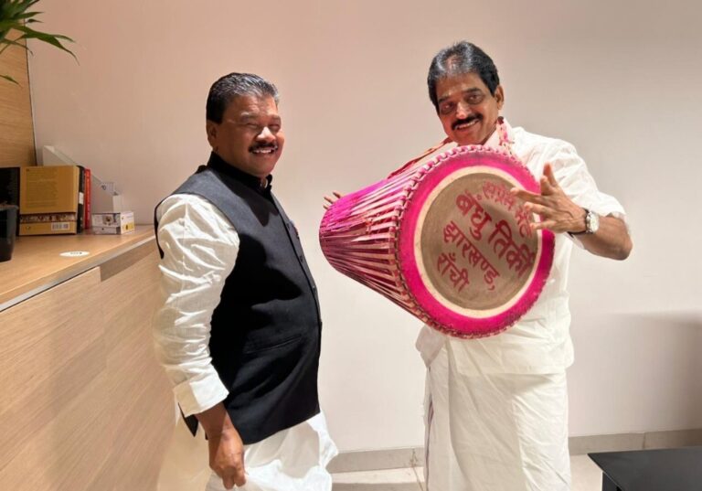 कांग्रेस महासचिव केसी वेणुगोपाल से मिले बंधु तिर्की, संगठनात्मक काम काज और विस्तार पर की चर्चा