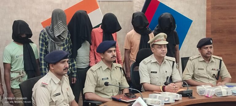 भुरकुंडा रेलवे साइडिंग पर गोली चलाने के मामले में छह अपराधी गिरफ्तार