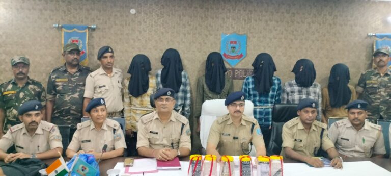 बोकारो के आस्था ज्वेलर्स लूटकांड का खुलासा, छह अपराधी गिरफ्तार