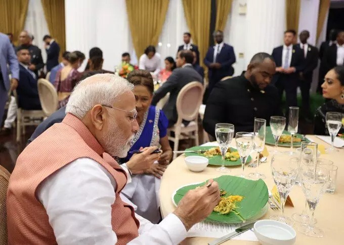 त्रिनिदाद- टोबैगो की प्रधानमंत्री कमला ने मोदी को सर कह किया स्वागत और सर्वोच्च सम्मान का किया ऐलान