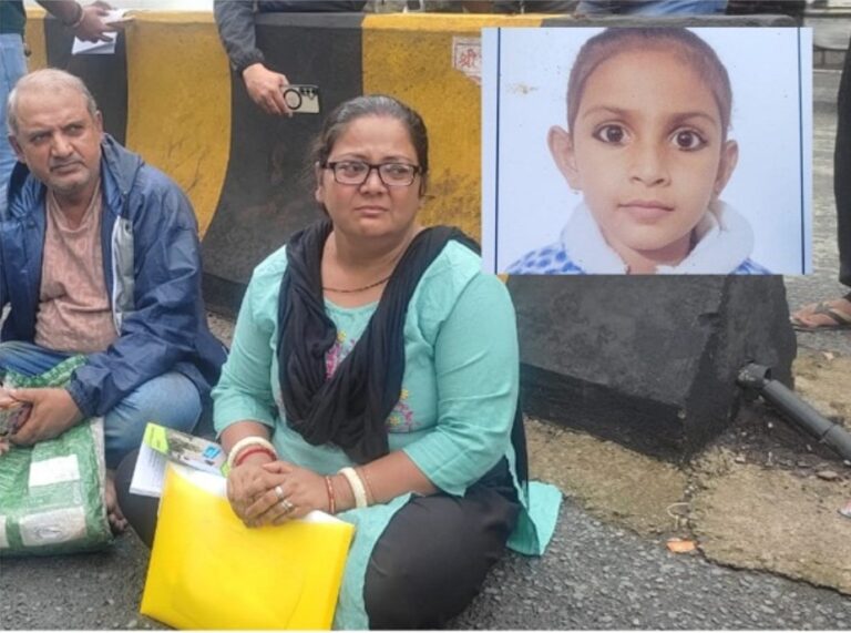 गोद ली हुई बच्ची के लिए दर-दर की ठोकरें खा रही पिंकी