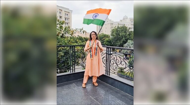 हेमा मालिनी का देशभक्ति भरा अंदाज, ‘वंदे मातरम्’ की गूंज के साथ लहराया तिरंगा