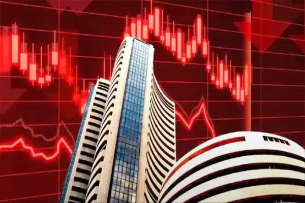 भारतीय शेयर बाजार लाल निशान में बंद, फाइनेंशियल स्टॉक्स में हुई बिकवाली