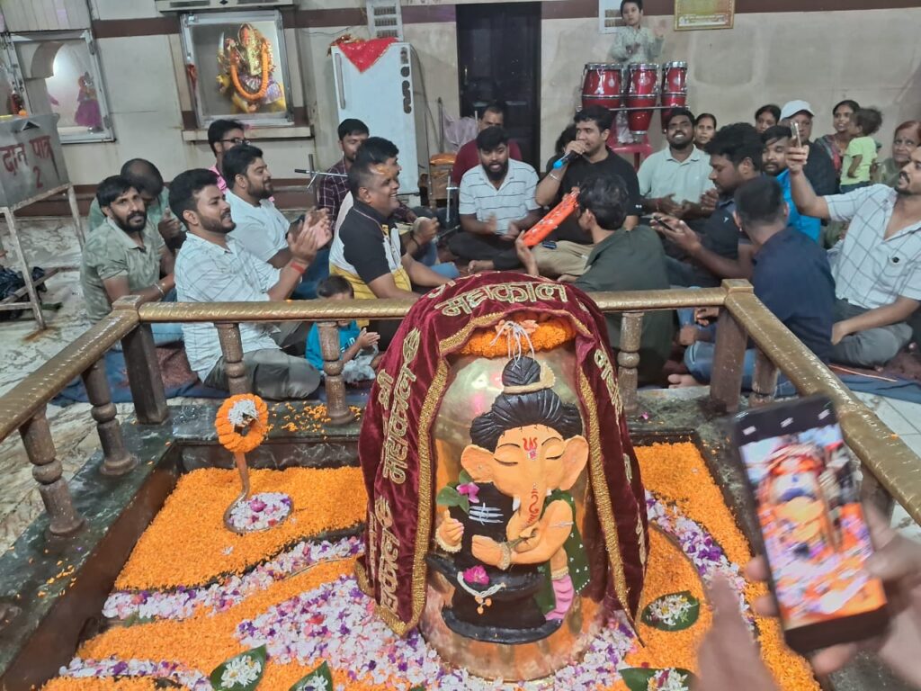 पहाड़ी मंदिर में गणेश चतुर्थी पर हुआ विशेष अनुष्ठान