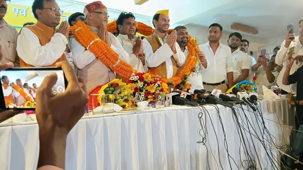 तेज प्रताप का नया दांव, VVIP से किया गठबंधन, कही ये बात