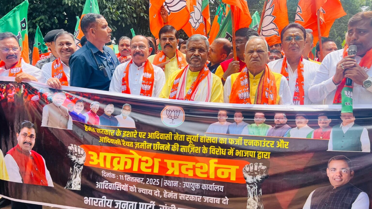 अबुआ सरकार में हो रही आदिवासियों की हत्या और रैयतों की खेतिहर जमीन की लूट : बाबूलाल