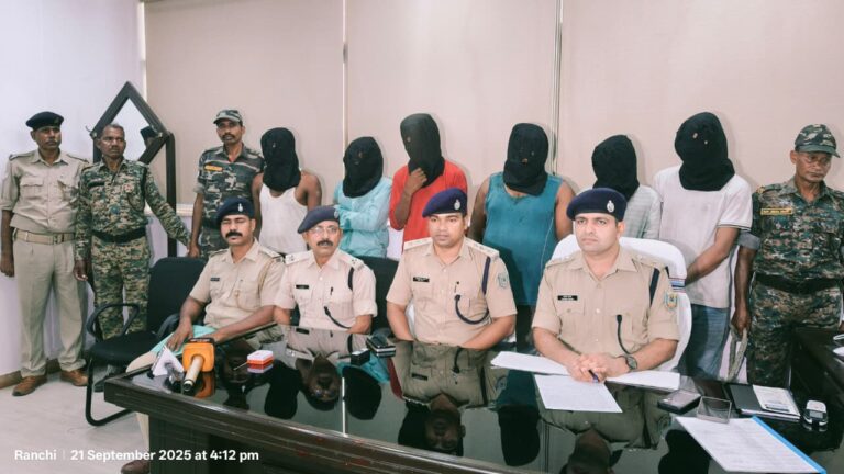 रांची में पंडरा ओपी प्रभारी पर हमला, आठ उपद्रवी गिरफ्तार