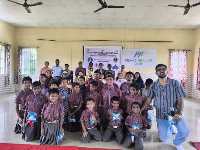 ‘प्राणिक हीलिंग’ सत्र में शामिल हुए दिव्यांग