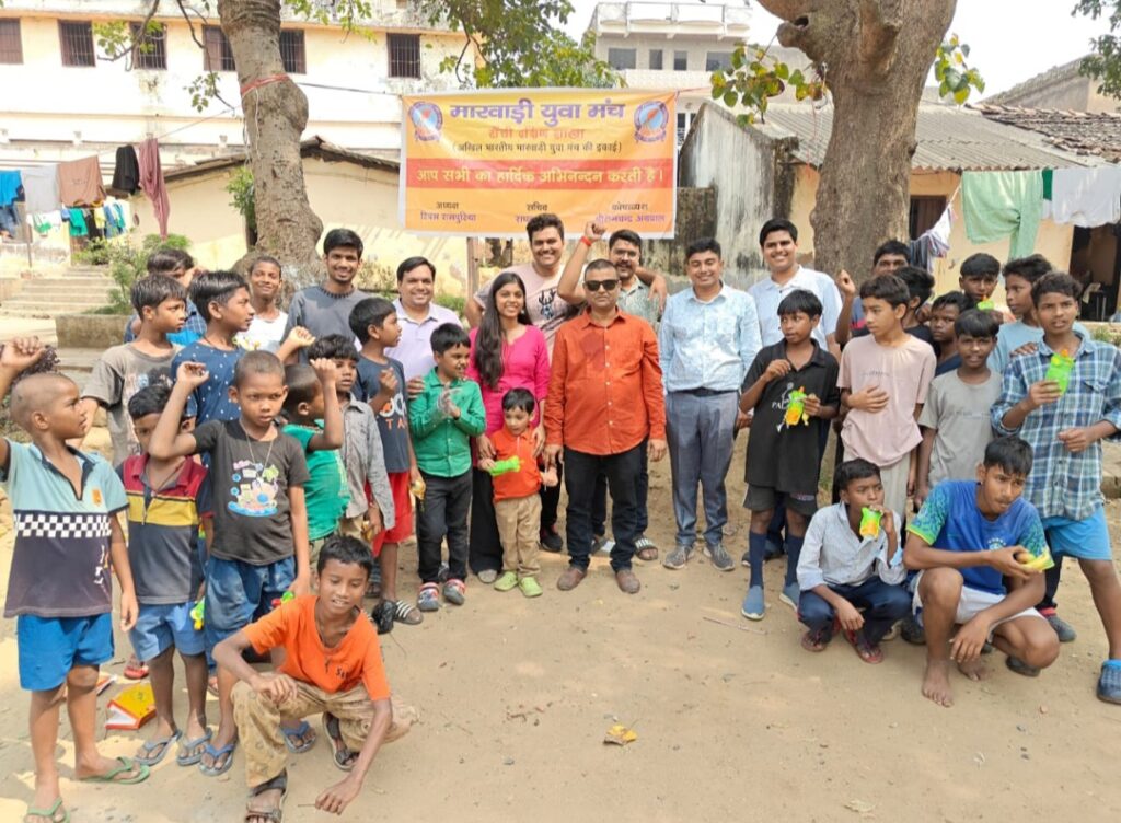 मारवाड़ी युवा मंच ने रांची में मूक-बधिर बच्चों के साथ मनाई दिवाली