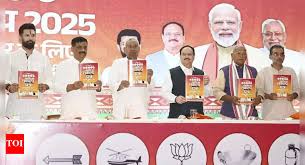 125 यूनिट फ्री बिजली, 1 करोड़ नौकरियां और 4 शहरों में मेट्रो, यहां पढ़ें एनडीए की पूरी संकल्प पत्र