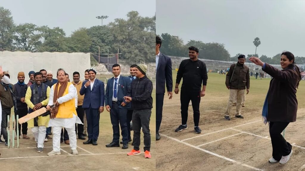 खेल मंत्री श्रेयसी सिंह की पहली गेंद पर क्लीन बोल्ड हो गए बिहार के डिप्टी सीएम विजय सिन्हा