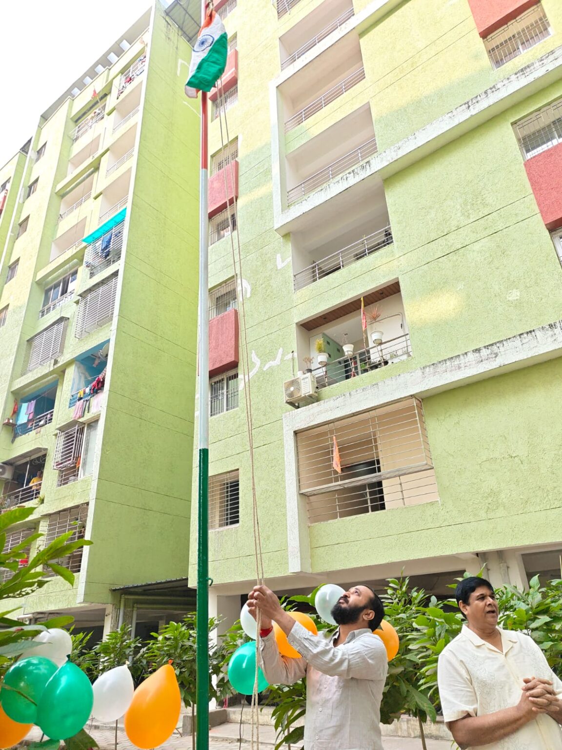 रांची के Skydale सोसाइटी में पूरे धूमधाम से मनाया गया गणतंत्र दिवस
