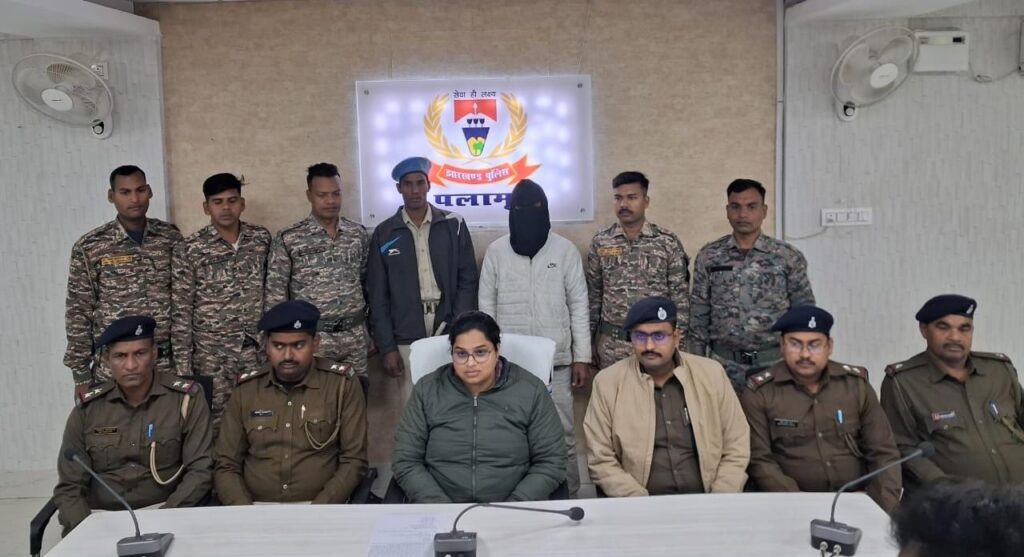 पलामू में कुख्यात गैंगस्टर प्रिंस खान का एक और गुर्गा गिरफ्तार