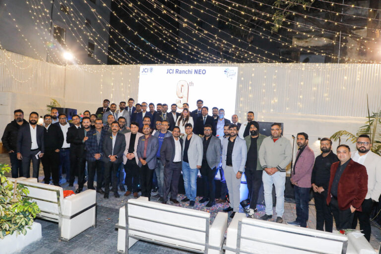 JCI राँची नियो के 9वें शपथ ग्रहण समारोह में JC अनुज अग्रवाल ने संभाली अध्यक्ष पद की कमान; नई कार्यकारिणी टीम घोषित