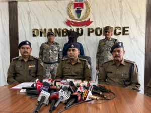 धनबाद से फरार कुख्यात अपराधी किशन खान रांची में गिरफ्तार