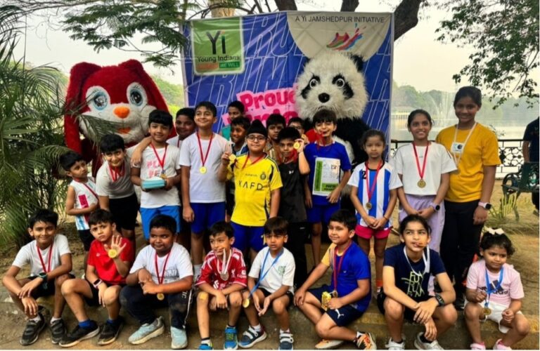 मिनी माइल्स मैराथन में जमशेदपुर के 180 बच्चों ने लगाई दौड़