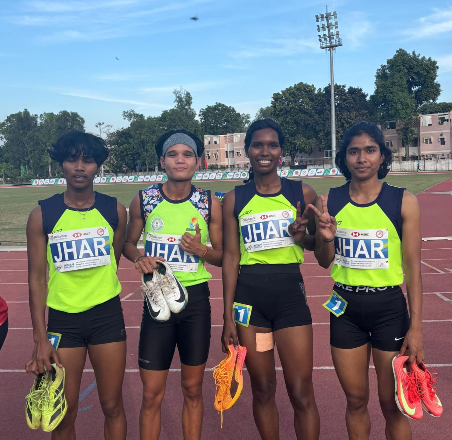 इंटरनेशनल रिले प्रतियोगिता में झारखंड ने जीता एक स्वर्ण और दो कांस्य पदक