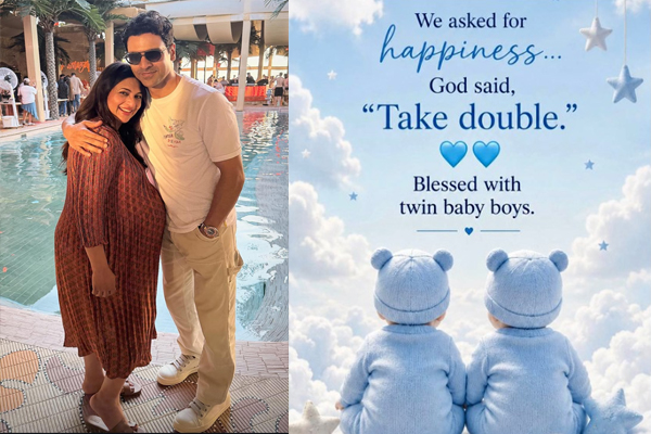 अभिनेत्री दिव्यांका त्रिपाठी के घर आए ‘करण-अर्जुन’, सोशल मीडिया पर तस्वीर शेयर कर दी खुशखबरी