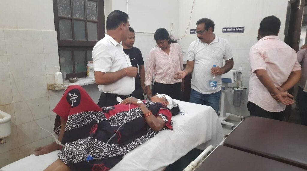 सड़क हादसे में पश्चिमी सिंहभूम जिले के भाजपा अध्यक्ष गीता बालमुचू घायल