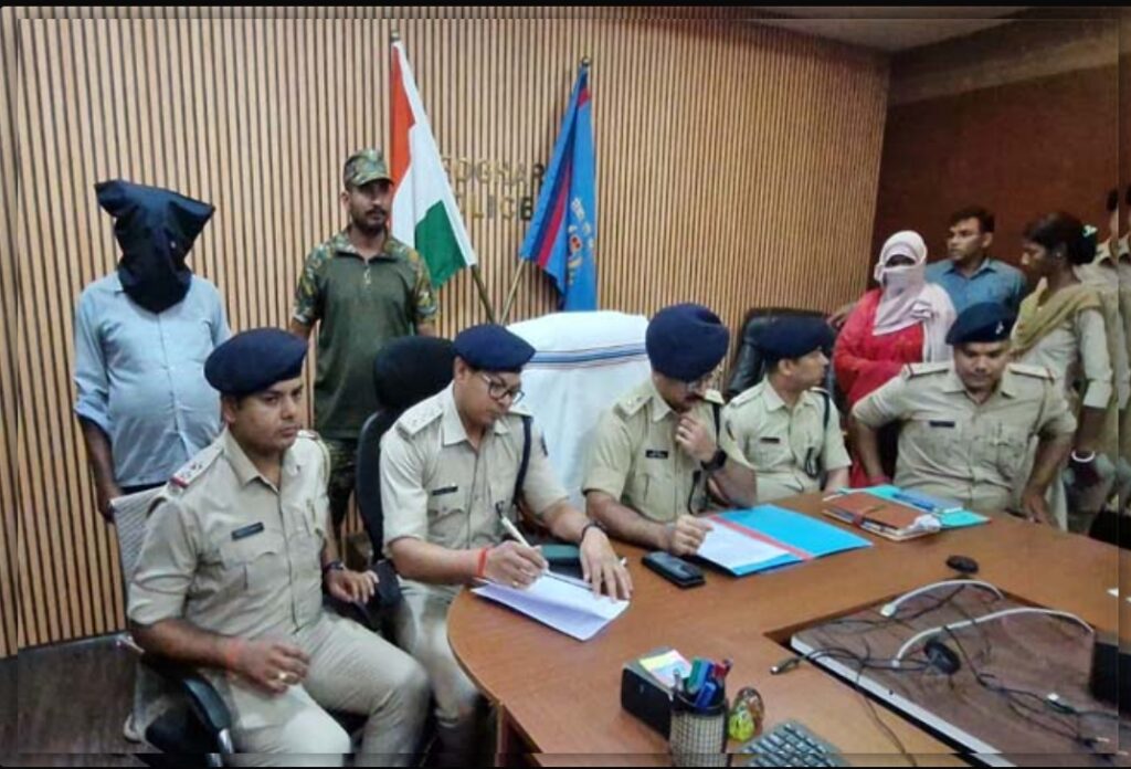 जसीडीह में नशे के सौदागरों पर पुलिस का शिकंजा,76 ग्राम ब्राउन शुगर के साथ छह गिरफ्तार
