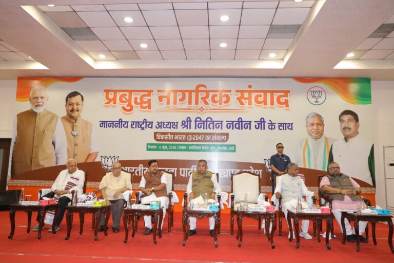 वाजपेयी के सपनों के झारखंड का विकास भाजपा ही करेगी : नितिन नवीन