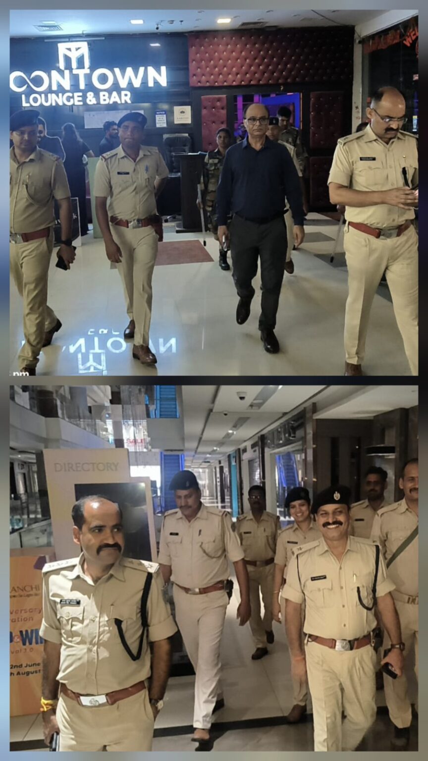 रांची में खुलेआम शराब पीने वालों के खिलाफ पुलिस का शिकंजा, कई बारों की जांच