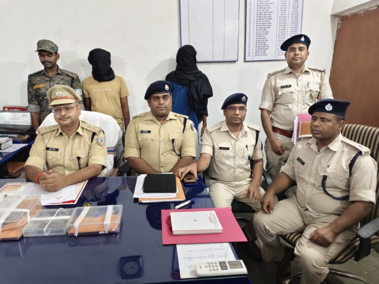 हजारीबाग पुलिस की बड़ी कार्रवाई, राहुल दुबे गैंग के दो सक्रिय अपराधी गिरफ्तार; स्कॉर्पियो, पिस्टल और जिंदा कारतूस बरामद