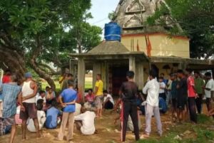 रांची के संग्रामपुर स्थित प्राचीन शिव मंदिर में शिवलिंग क्षतिग्रस्त, जांच में जुटी पुलिस