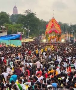 भगवान जगन्नाथ, माता सुभद्रा और बलभद्र की घूरती रथ यात्रा 25 जुलाई को