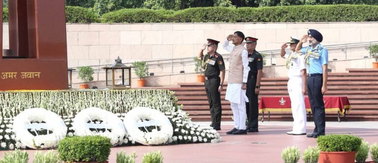 रक्षा राज्य मंत्री संजय सेठ ने कारगिल के वीर सपूतों को दी श्रद्धांजलि