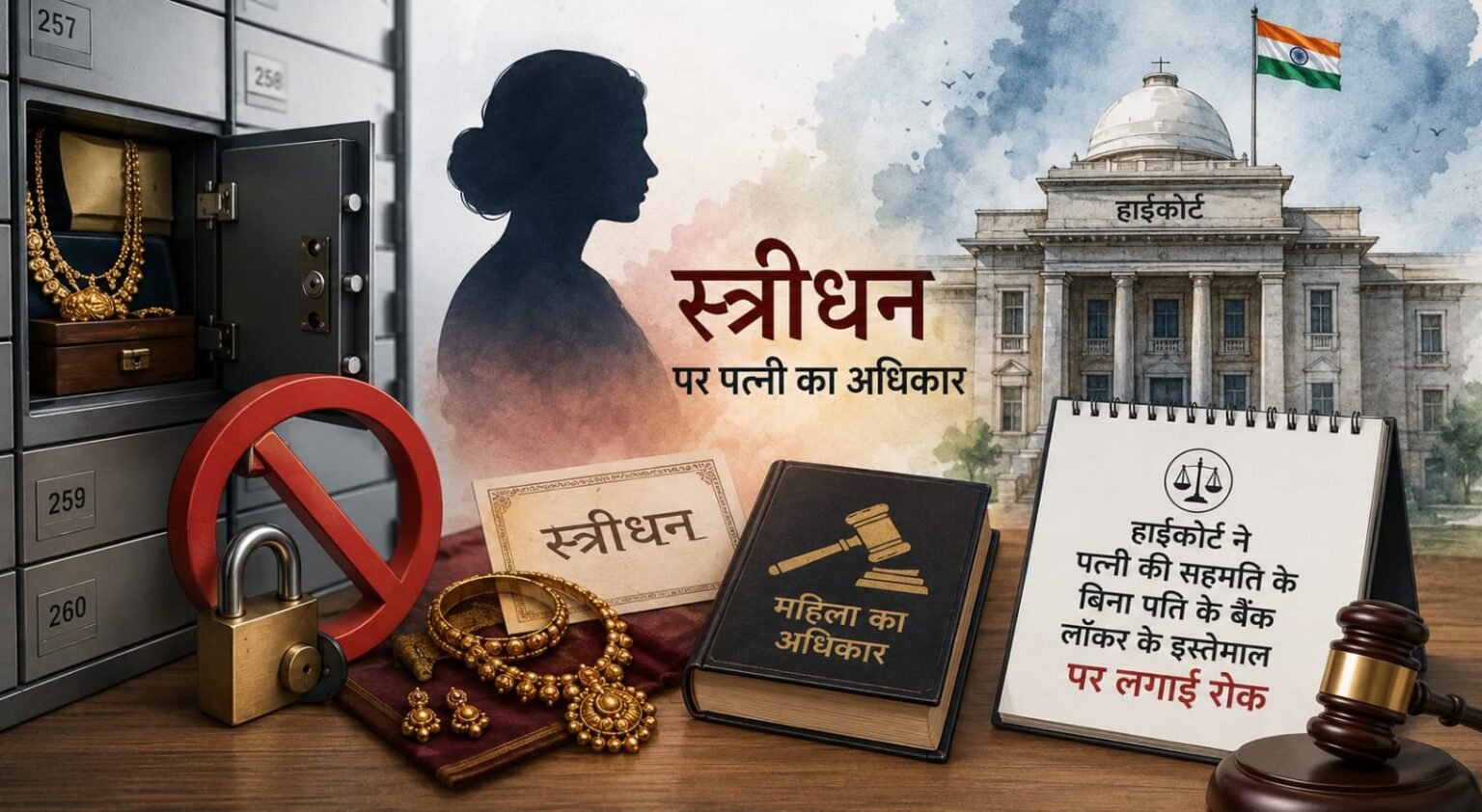 संयुक्त बैंक लॉकर में रखे स्त्रीधन पर पत्नी का अधिकार, झारखंड हाईकोर्ट का बड़ा फैसला, जानें क्या है मामला