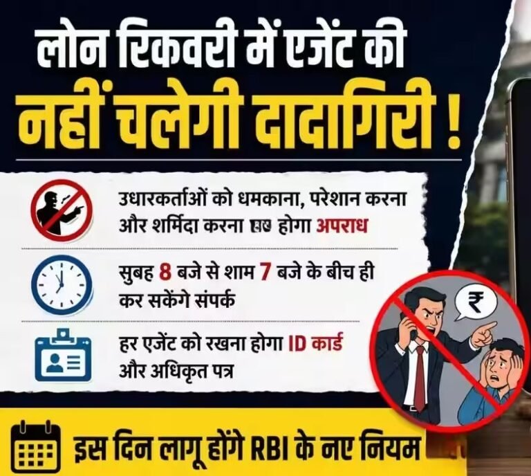 लोन रिकवरी में एजेंट की नहीं चलेगी दादागिरी, मोबाइल अनलॉक में देरी पर हर घंटे का 250 रुपये देना होगा मुआवजा, इस दिन लागू होंगे RBI के नए नियम