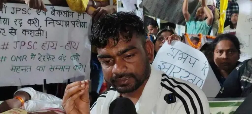 जेएसएससी-जेएसएससी आंदोलन में छात्रों के समर्थन के लिए पहुंचे जयराम, बोले-सरकार को तत्काल वार्ता कर समाधान निकालना चाहिए।
